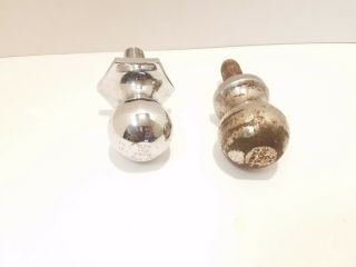 2 Vintage Trailer Ball Hitches 1 7/8in Ctp 2000 Lb 2in 3500 Lb