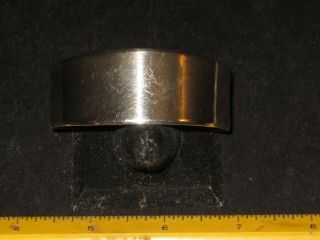 Vintage Jewelry,  Sterling Silver,  Cuff Bracelet,  Made In Mexico,  925,  33.  2 Grams,  Band