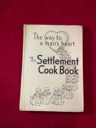 Vintage The Settlement Cook Book 1941 24th Edition 1940 