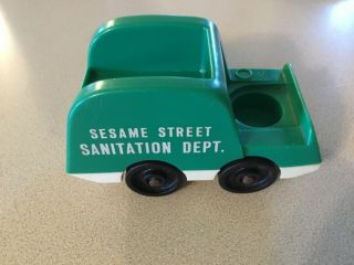 Vintage Fisher Price Little People Sesame Street Sanitation Truck