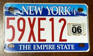 2006 York Atv License Plate
