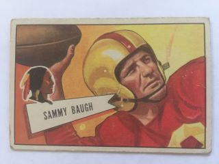 1952 Bowman Small Football Sammy Baugh 30