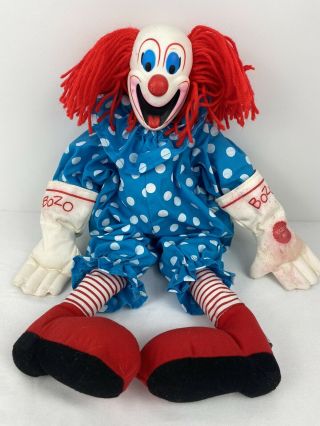 Vintage 1999 Bozo The Clown 19” Tall Does Not Talk Larry Harmon