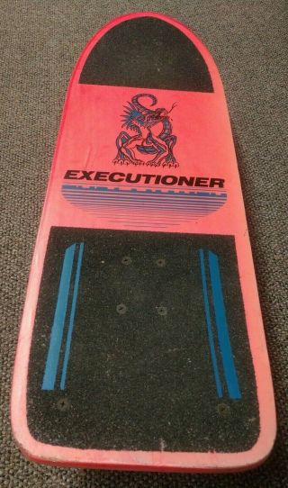 Vintage Nash Red Line Executioner Pink Dragon Skateboard 1980 