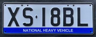 National Heavy Vehicle - Sa Truck License / Number Plate