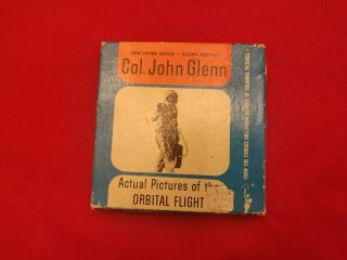 Vintage Colonel John Glenn Orbital Flight 8mm Film Columbia Pictures