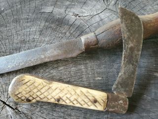 Revolutionary War Era French Folding Pocket Knife 18th Century Antique 3