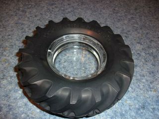 Vintage Tractor Tire Ashtray Co - Op Agri - Radial 6 " Guc