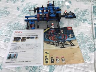 Lego Space Lock - Up Isolation Base 6955 100 Complete Vintage Space Police