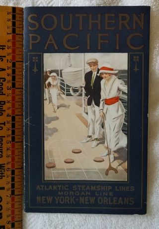 1915 Southern Pacific Morgan Line Ss Proteus Steamship Passenger List