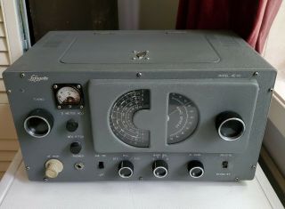 Old Vintage Lafayette He - 10 Shortwave Ham Radio Receiver Unit W/tubes