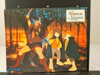 9 Vintage Colored Lobby Cards From " The Lord Of The Rings " Circa 1978