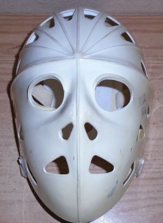 Vintage Mylec Hockey Goalie Mask White Friday The 13th Jason
