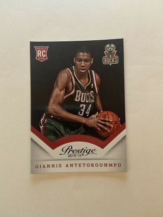 Giannis Antetokounmpo 2013 - 14 Prestige Rookie Card (see Picture