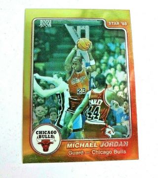 1996 - 97 Topps 1984 - 85 Star Xrc Reprint 101 Michael Jordan Chrome