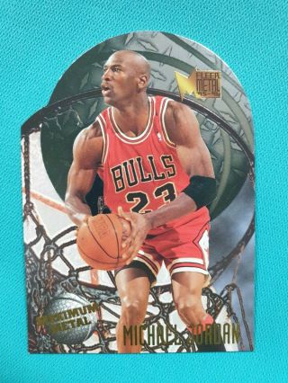 1995 - 96 Fleer Metal Michael Jordan Maximum Metal Chicago Bulls J5
