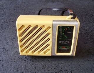 Sanyo Rp - 1280 Vintage Radio Receiver Not Powered Spares/repair