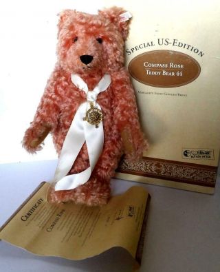Steiff Compass Rose Jointed Classic Plush Teddy Bear Limited Edition 3,  500 1995
