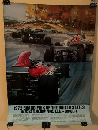 Watkins Glen Poster 1972 United States Grand Prix F1 - Michael Turner