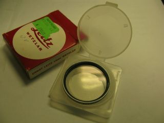 Ernst Leitz Leica Uva Lens Filter In Case And Box,  Vintage