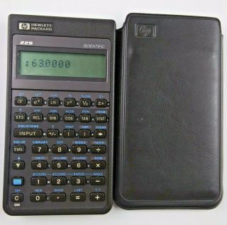 Vintage Hp Hewlett Packard 22s Scientific Calculator With Case Made Usa