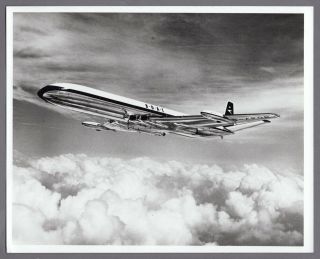 Boac De Havilland Comet 4 Large Vintage Ba Airline Photo B.  O.  A.  C.