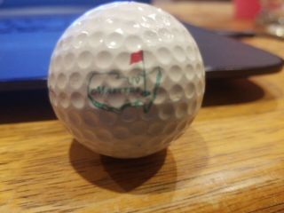1970s 1980s Vintage The Masters Augusta Logo Golf Ball