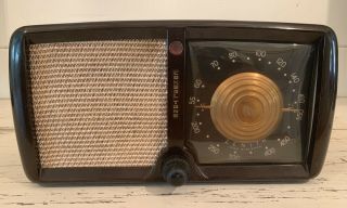 Vintage Zenith Model 5d011z Bakelite Tube Radio