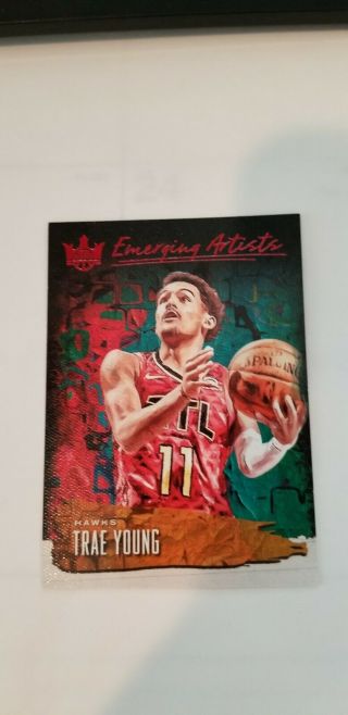 2018/19 Trae Young Panini Court Kings Emerging Artist Out Of 44/99