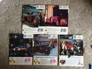 Martin Senour Paints - 1974 - 1981 Automotive Color Directory - 5 Books