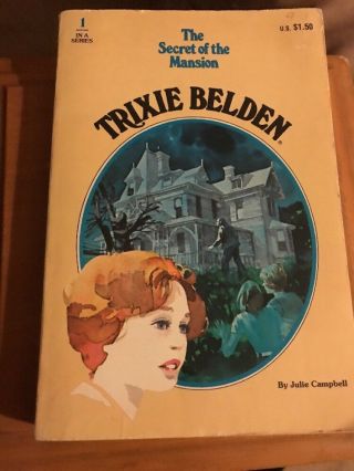 Julie Campbell / Trixie Belden The Secret Of The Mansion 1 1977 Vintage