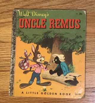 Vintage Walt Disney " Uncle Remus " Little Golden Book