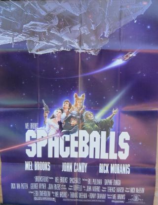 Vintage Movie/video Poster - - - Space Balls