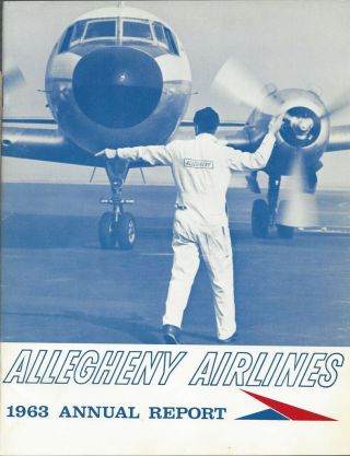 Allegheny Airlines Annual Report 1963