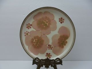 Vintage Set of 4 Denby Gypsy Floral Pattern Luncheon Plates 2