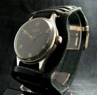 Sports Vintage 1956 Soviet Post - Wwii Watch Anti - Shock With Stop - Second Function