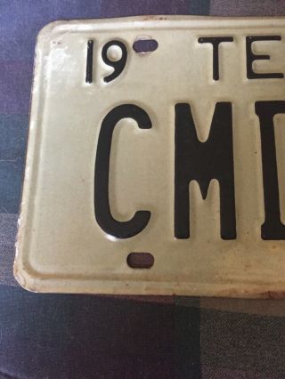 PAIR 1969 Texas License Plates Passenger CMD 93 Low Number Automobile Tag WOW 2