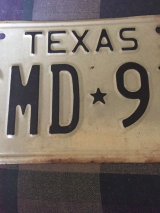 PAIR 1969 Texas License Plates Passenger CMD 93 Low Number Automobile Tag WOW 3