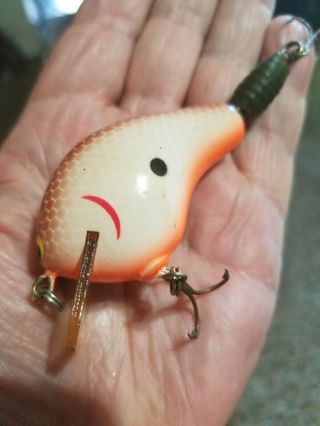 Vintage Bagley Shallow Diving Soft Tail B2 Fishing Lure