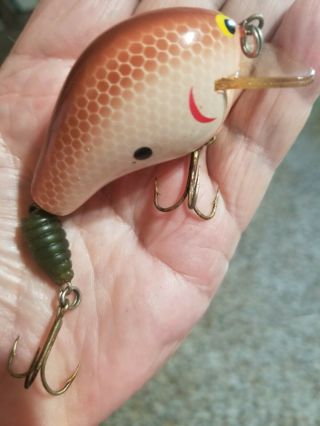 VINTAGE BAGLEY SHALLOW DIVING soft tail B2 FISHING LURE 2