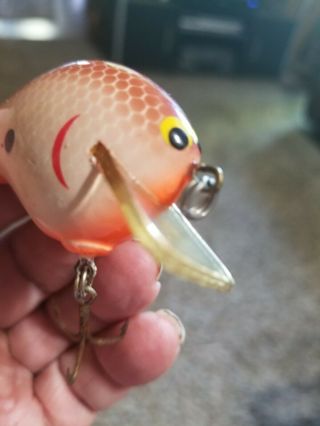 VINTAGE BAGLEY SHALLOW DIVING soft tail B2 FISHING LURE 3