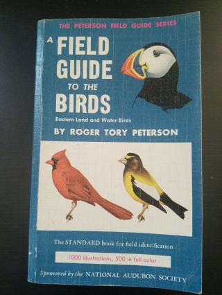 Vintage 1947 A Field Guide To The Birds Eastern Land Water Birds Roger Peterson