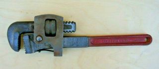 Vintage Proto Pipe Wrench 8 " Drop Forged Steel