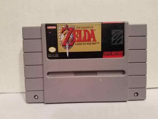 Vintage Nintendo Snes The Legend Of Zelda A Link To The Past Game Cartridge