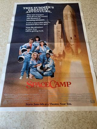 Vintage Space Camp Movie Poster Kelly Preston Lea Thompson Kate Capshaw Phoenix