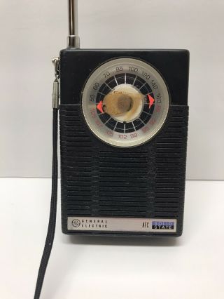 Vintage General Electric Afc Solid State Am/fm Transistor Pocket Radio (parts)