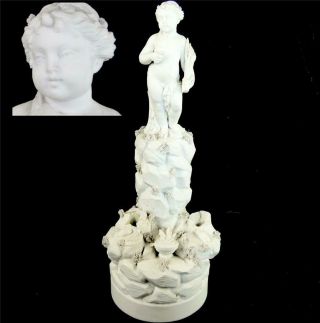 N904 Antique 18th Century French Biscuit Porcelain Figure Group Putti
