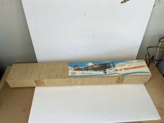 Vintage House Of Balsa P - 47 Thunderbolt 1/2A COX Model Airplane Kit RC 2