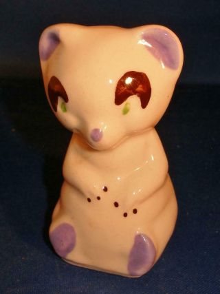Vintage Shawnee Pottery Miniature Raccoon Figurine