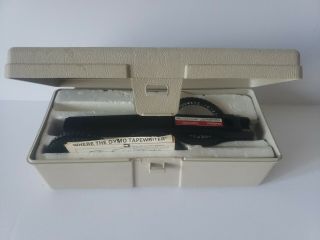 Vintage Dymo 1575 Executive 3 Tapewriter Label Maker With Case